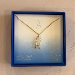 A New Day “A” Necklace